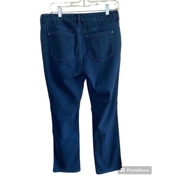 Gloria Vanderbilt Jeans Sz.10 Short Dark Wash Boot Cut - Picture 2 of 3